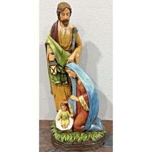 Roman Inc Nativity Statue 12" Holy Family 2006 Jesus Mary Joseph